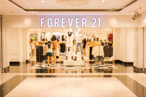 ... popular fashion chain Forever 21 opened its second store in Beijing